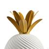 Ceramic Pineapple Shaped Ornament Nordic Gift Photography Prop for Bookshelf TV Cabinet Statue