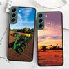Farm Vehicle Tractor Phone Case For Samsung A16 A26 A36 A56 Galaxy A02S A12 A52S A13 A23 A33 A53 A54 A34 A24 A14 A22 A32 A42 A72