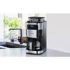 Cafetière filtre avec broyeur intégré - SEVERIN - KA4813 - Machine à café écran tactile - verseuse 10 tasses - Noir/Inox