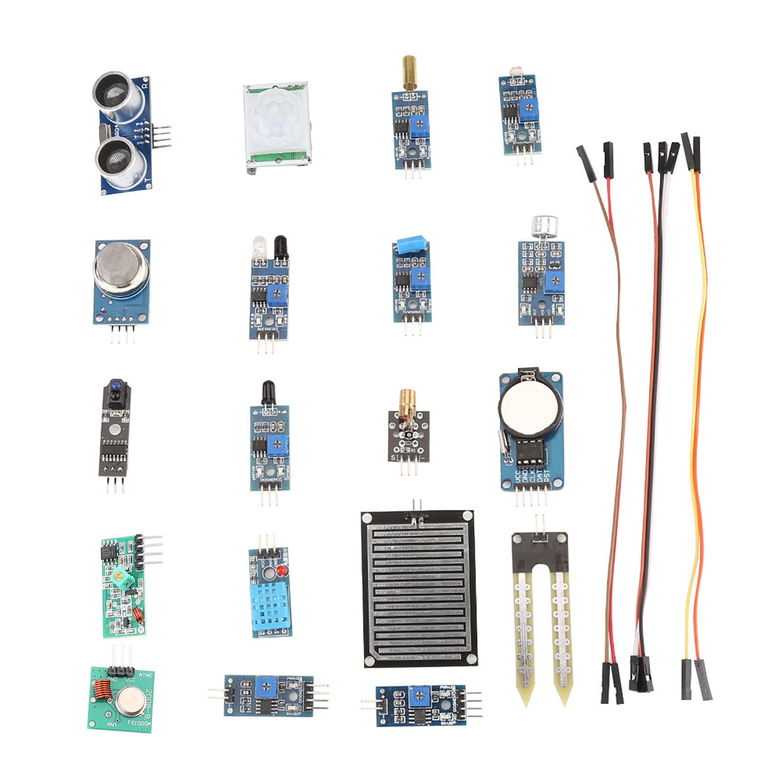 

16‑in‑1 Sensor Module Board Starter Learning Kit for RPI