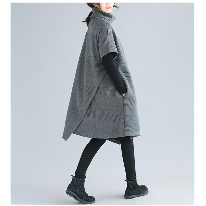 DIMANAF Women Pullovers Sweatshirts Thicken Plus Size Turtleneck Lady Tops Loose Bat Sleeve Shirts Dress Oversize Winter Autumn