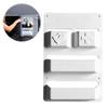 RV Storage Box Multi-Compartment Door Organizer for RV Doors No Drilling Installation Waterproof Scratch-Resistant RV Interior Storage