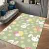 Light Green Alfombra Happy Easter Eggs Rugs Cute Carpets for Living Room Rug Kids Play Mat Home Decor Gift Bedroom Decor Carpet