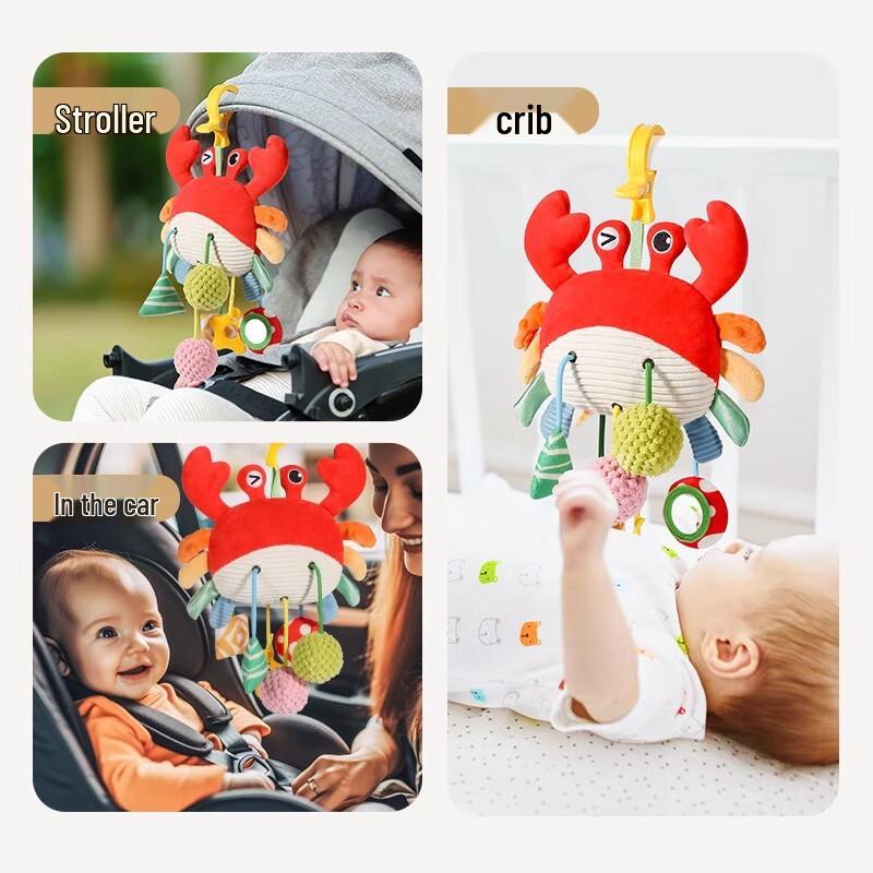 Interaktives Krabben-Kinderwagen-Spielzeug