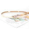 Metal Simple Circular Buckle Women Slim Waist Belt Without Punching Holes