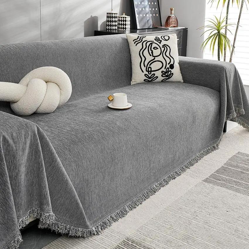 1pcs Simple Sofa Towel Full Coverage Anti-cat Scratch Couch Protector Cover for Living Room Dog Bed Cover and Pet Blanke