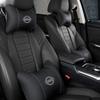 1 Stück Auto-Kopfstütze mit gesticktem Emblem, Sitz-Nackenkissen für Nissan Sylphy N7 Teana Qashqai Note J10 J11 Navara Juke GTR Leaf 350z