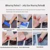 **Gentle Bean Paste Handmade Waterproof Beach Shell Pedicure Stickers (14-Pack)**
