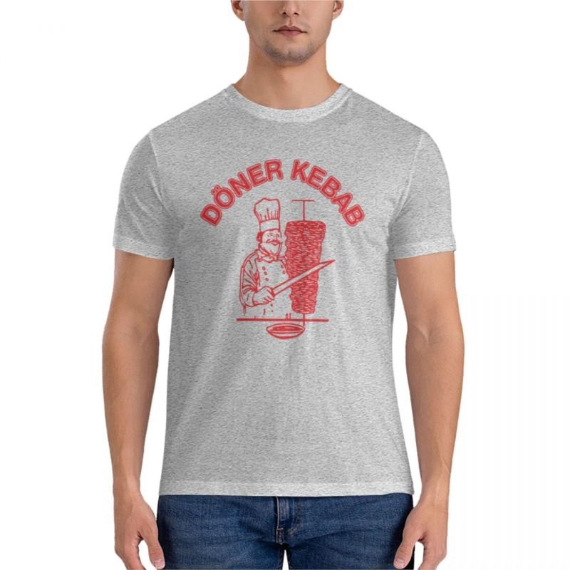 Brand Unisex Cotton Tshirt Doner Kebab Classic Tshirt Unisexs Graphic Tshirts Hip Hop Summer Top