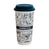National Trend Style Ceramic Casual Cup Niche Design Cup Office Home Coffee Milk Cup Portable Cup