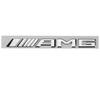 1 Piece of 3D ABS Black AMG Logo Letter Trunk Badge Suitable for Mercedes Benz AMG C43 C63 GLC43 GLC63 GLE53 CLS63 E63 E53 KX1