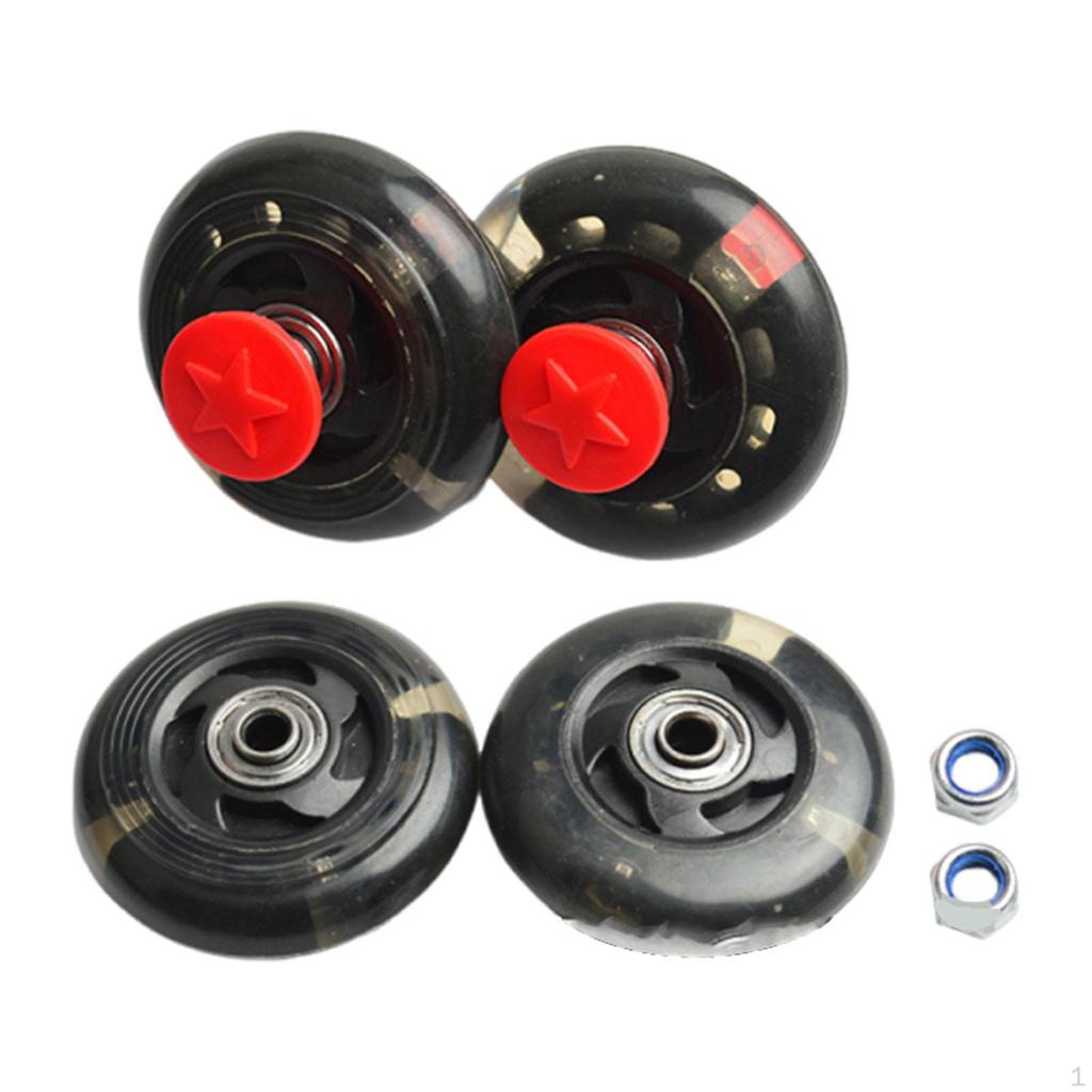 Replacement PU Caster Wheel for Camping Push Cart Folding Wagon