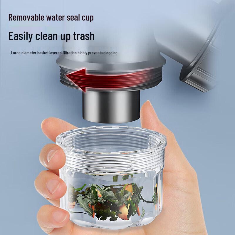 Larsd Kitchen Double Sink Drain Pipe Set