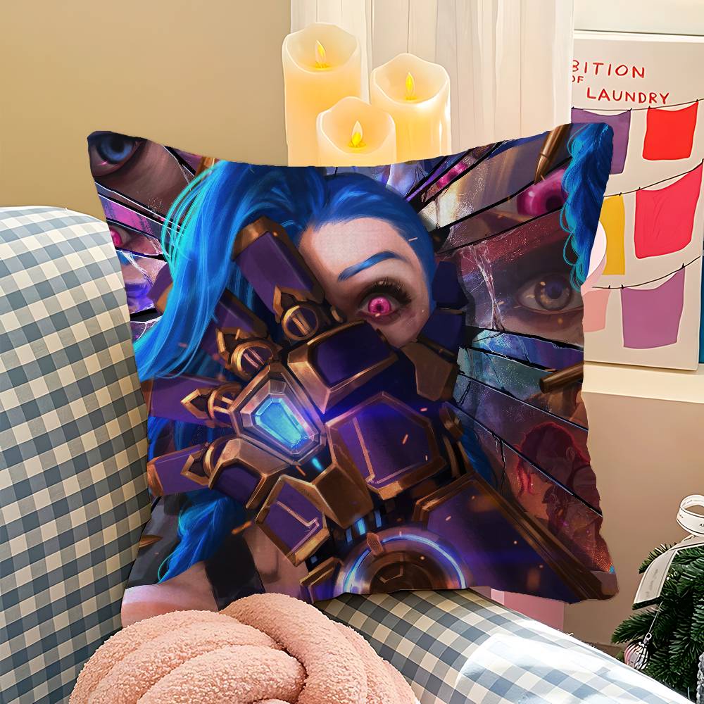 Animated TV A-Arcane Pillow Cushion Cover Pillowcase Living Room Sofa Home Decor Customized