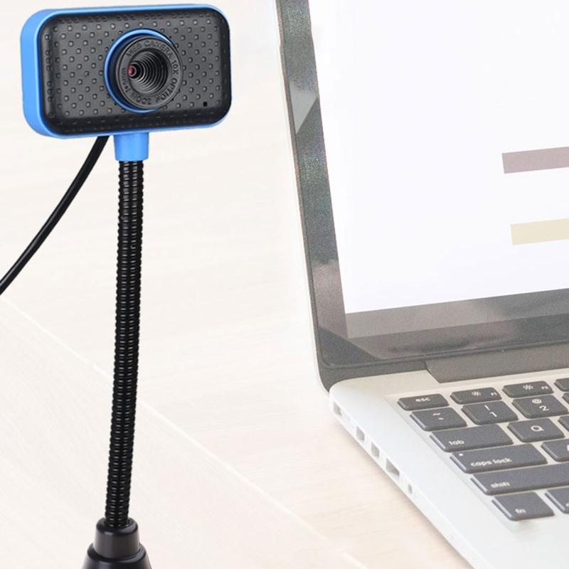 Computer Webcam with Noise Reduction Microphone Creative Practical Web Camera for Meeting Online Courses Office Came