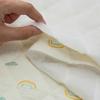 0.5m/2m Thicken Pure Cotton Double-layer Crepe Quilted Cotton Printed Fabric for Sewing Children's Clothing Blankets DIY Fabrics