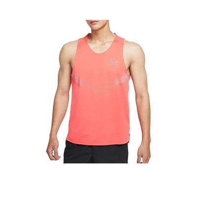 Dri-Fit Rise 365 Bequemes Lässiges Ärmelloses Herren-Pullover-Top Orange Pink DD4787-814