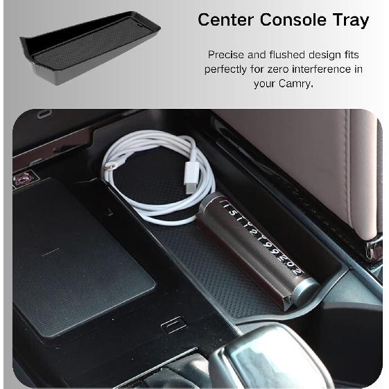 3PCS Center Console Organizer Compatible With 2025 2026 Toyota Camry 9Th Gen Accessories, Armrest Organizer Interior Ert And Under Screen Storage Box