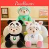 Small Panda Plush Toy With Soft Pp Cotton For Kids And Collectors