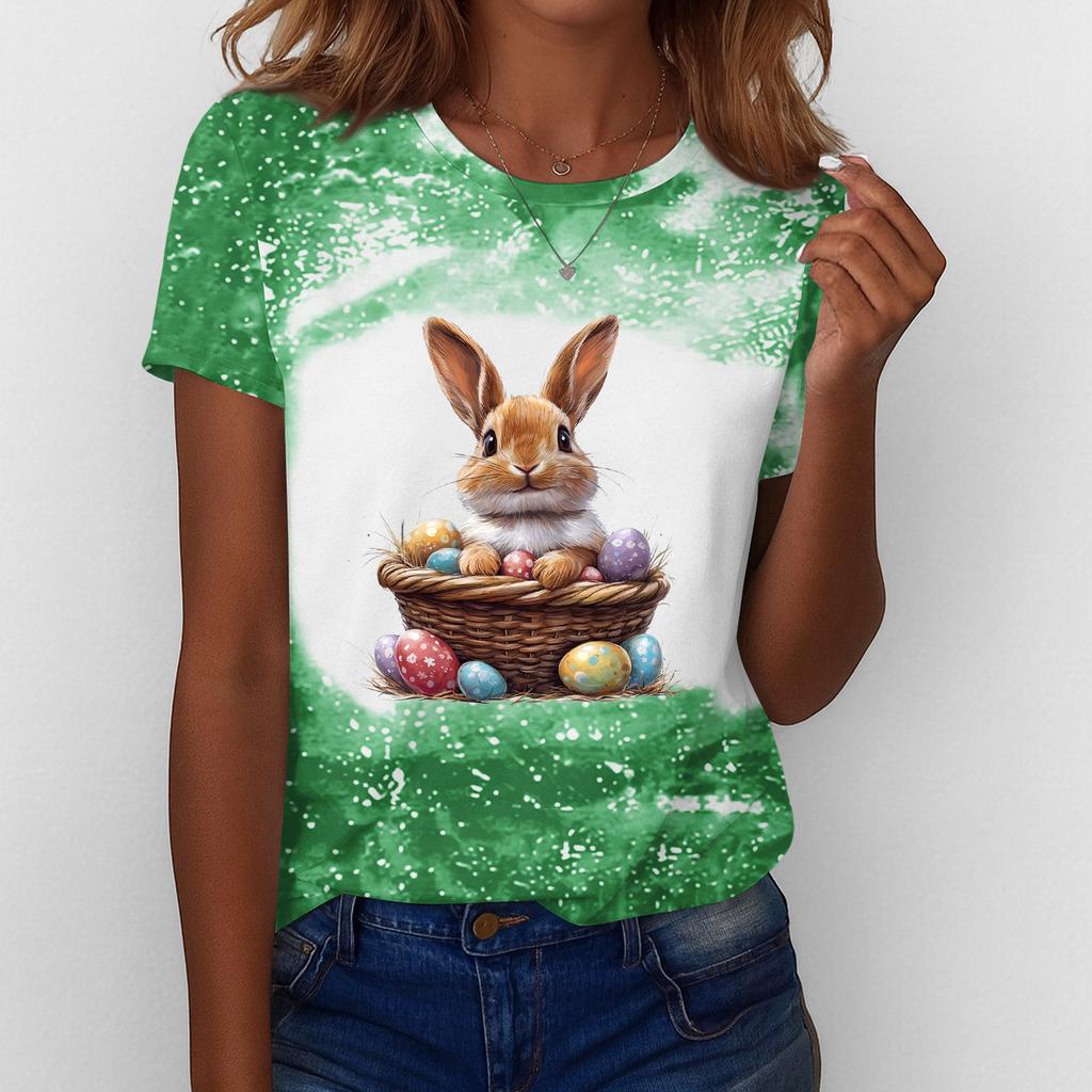 Women's T Shirt Tee Print Short Sleeve Daily Weekend Fashion Basic Regular Top  St. Patrick's Day