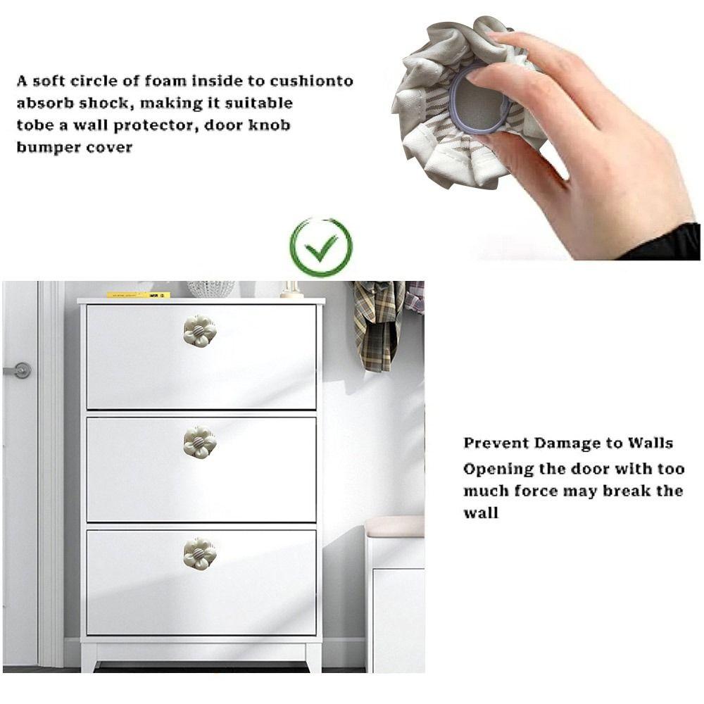 Anti Static Door Handle Cover Cotton Children's Bumper Cover Soft Door Drawer Pull Gloves Home