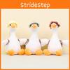 Adorable White Goose Plush Toy Keychain Cartoon Duck Doll Backpack Charm