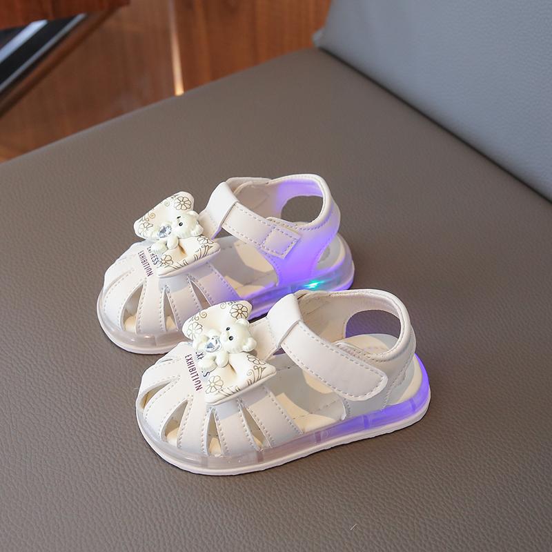 Bright Light Girls' Sandals Summer Children's Lightweight walking shoes, Baby Girls' beach shoes, infant and toddler shoes