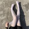 Women Shiny Ultra-Thin Silky Thigh High Stockings Sexy Oily Bright Shimmery Over Knee Long Socks Glossy Hosiery Clubwear