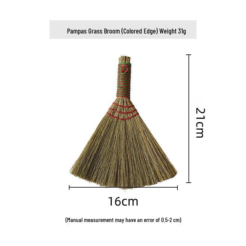 Bamboo Miscanthus Soft Broom for Living Room and Sofa Cleaning