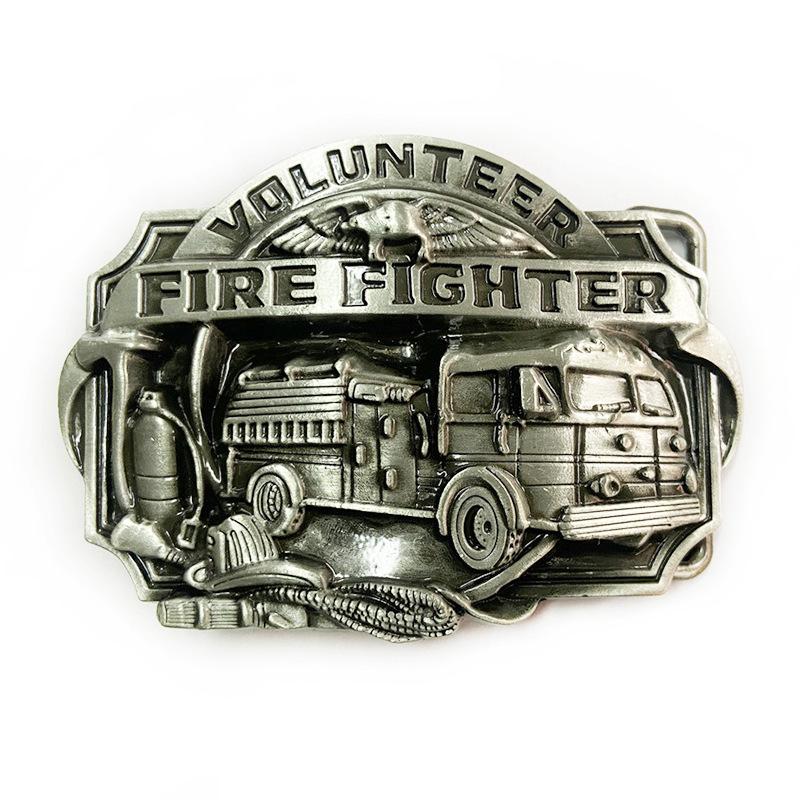 Trendy Fire Department Alloy Belt Buckle