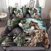 Exquisite 3D the Sailor Wallpaper Cartoon P-Popeyes Digital Printing Bedding Set Duvet Cover Comforter Bed Boys Girls Gift