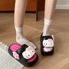 Cute cartoon doll slippers women's summer wear 2025 new thick-soled small sandals soft bottom one-word drag tide