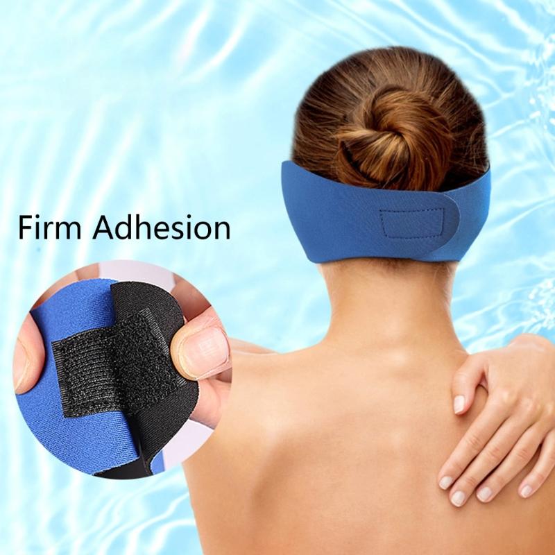 Adjustable Swimming Ear Hair Band Swimming Ear Protections Headband Ear Protections Guard Band for Swimming or Bathing