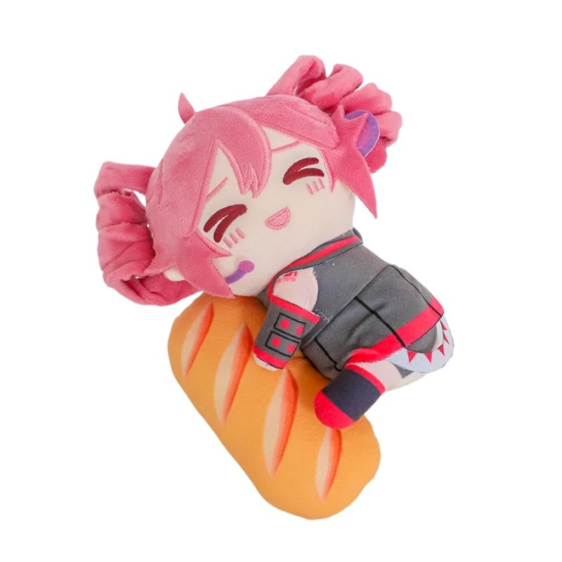 Baguette Kasane Teto Plush Toy 20cm Soft Stuffed Plushies Bread Teto Plush Dolls Cute Birthday Christmas Gift Fans Collection 20cm