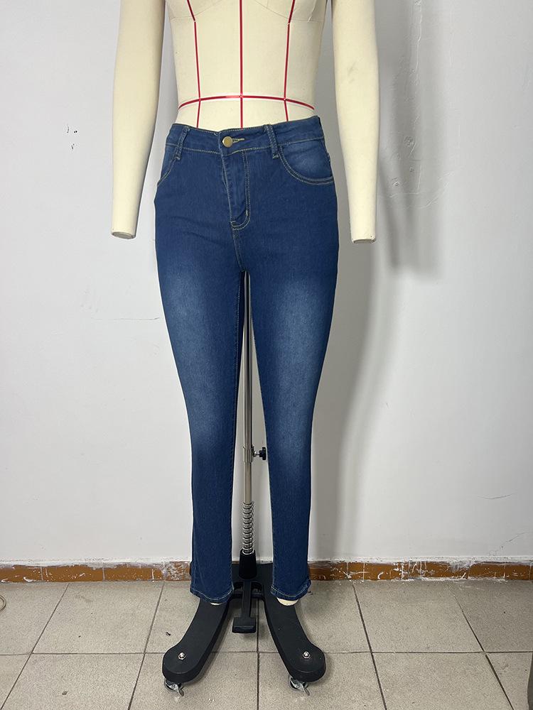 2023 High Waist Slim Fit Women's Jeans - European & American Style