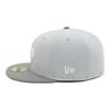New Era 59FIFTY MLB Cap with Side ATH Size 7 5950 OAKATH SAKURANAGASHI GRY Patch, Grey, 3/4,
