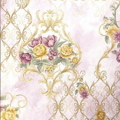 European Big Floral 3D Wallpaper for