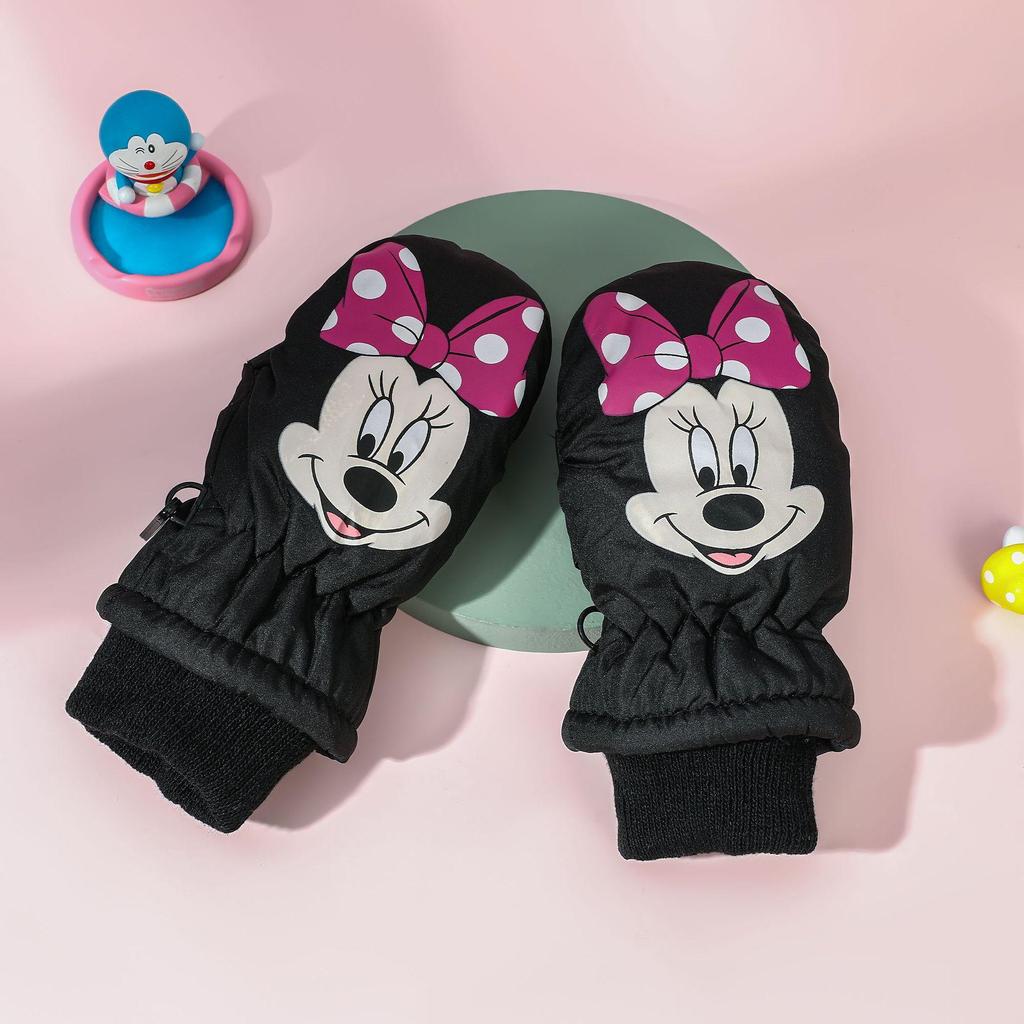 Premium Children's Fleece Ski Gloves - Warm, Thick, Non-Slip Winter Outdoor Gloves for Kids and Babies