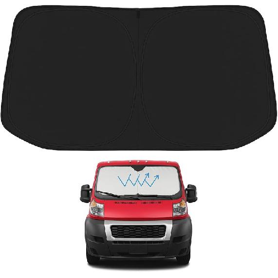Proadsy 2025 Upgrade Front Windshield Sun Shade Foldable RAV4 Sunshade Protector Fit -2025 RAV-4 SUV Crossover, TRD Off-Road, LE XLE Premium Limited