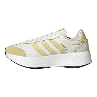 Zapatillas Originals City Rnr Cómodas Versátiles Tela Antideslizantes Duraderas Caña Baja Zapatillas de Running Zapatos de Mujer Beige JQ5150