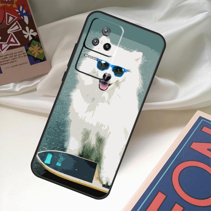 Samoyed Puppy Funda For POCO M6 Pro X3 X4 X5 X6 M5s F3 F5 Xiaomi 13T Pro 12T 11T 12 13 Lite 14 Ultra Case