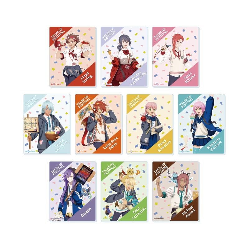 

Tales of Series 07 BOX A [Official Illustration] Acrylic Card 10-Piece Box