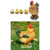 Artificial Animals Standing Chicks and Hens Ornament Outdoor Lawn Decor
