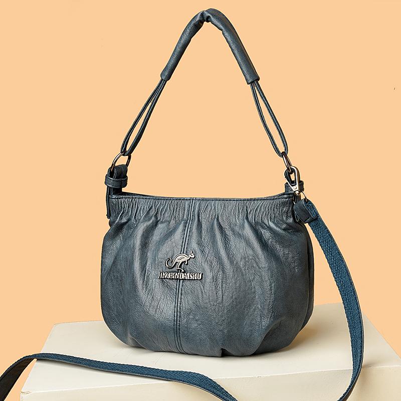 Women's Handbag Mother Bag Large Capacity Crossbody Shoulder Bag Soft Leather Mobile Phone Bag