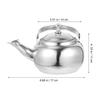Stainless Steel Tea Kettle Cold Water Teapot Design Ergonomic Heat Insulation Handle Convenient Pouring Household Tea