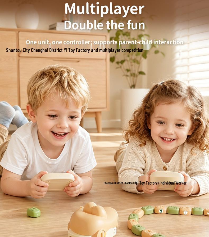 Remote Control Magnetic Snake Battle Game: Interactive Two-Player Bead Puzzle