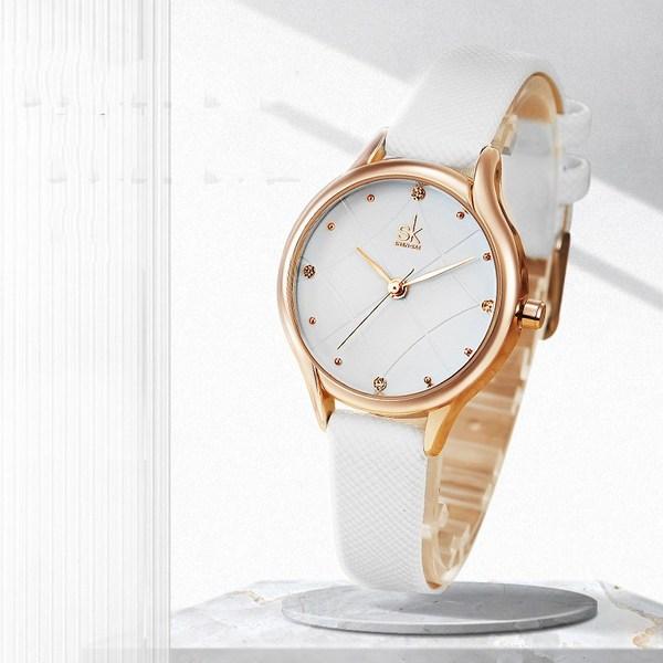 Fineskain Klasyczny Różowe Złoto Damski Zegarek Modowy, Popularne Koreańskie Zegarki