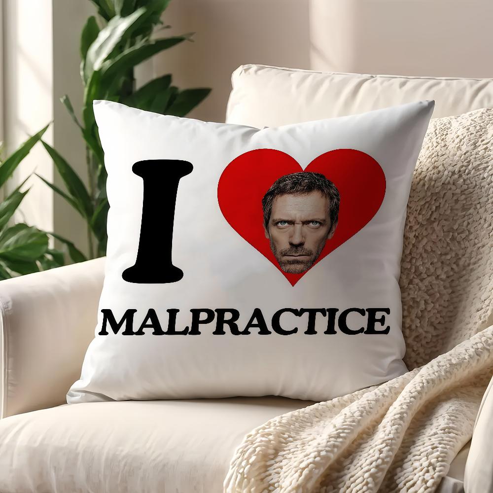 TV H-House M D Funny Cushion Cover Decoration Room Shop Car Best Home Office Coffee Pillow Sofa Printing Nordic Simplicity Hit