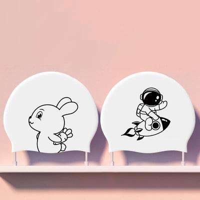 Nowe dziecięce silikonowe czepki pływackie dla chłopców i dziewcząt, urocze czepki pływackie z kreskówek, wodoodporne, długie włosy, ochrona uszu, dziecięce czepki pływackie