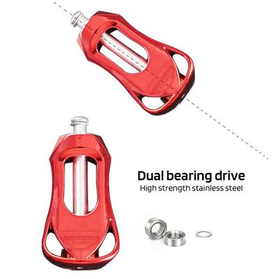 Fishing Reel Handle Knob Lightweight Mini Heavy Duty Metal Double Bearing Spinning Baitcasting Reel Handle Grip Knob Replacement Fishing Accessories